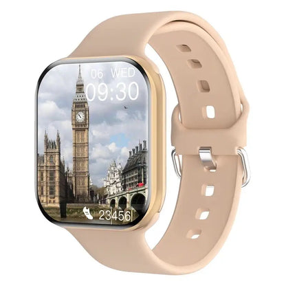 Nouvelle montre connectée originale 2025 pour Apple Watch Series 10 : température corporelle, Bluetooth, appels, NFC, GPS, sport. Montre connectée pour femmes et hommes..