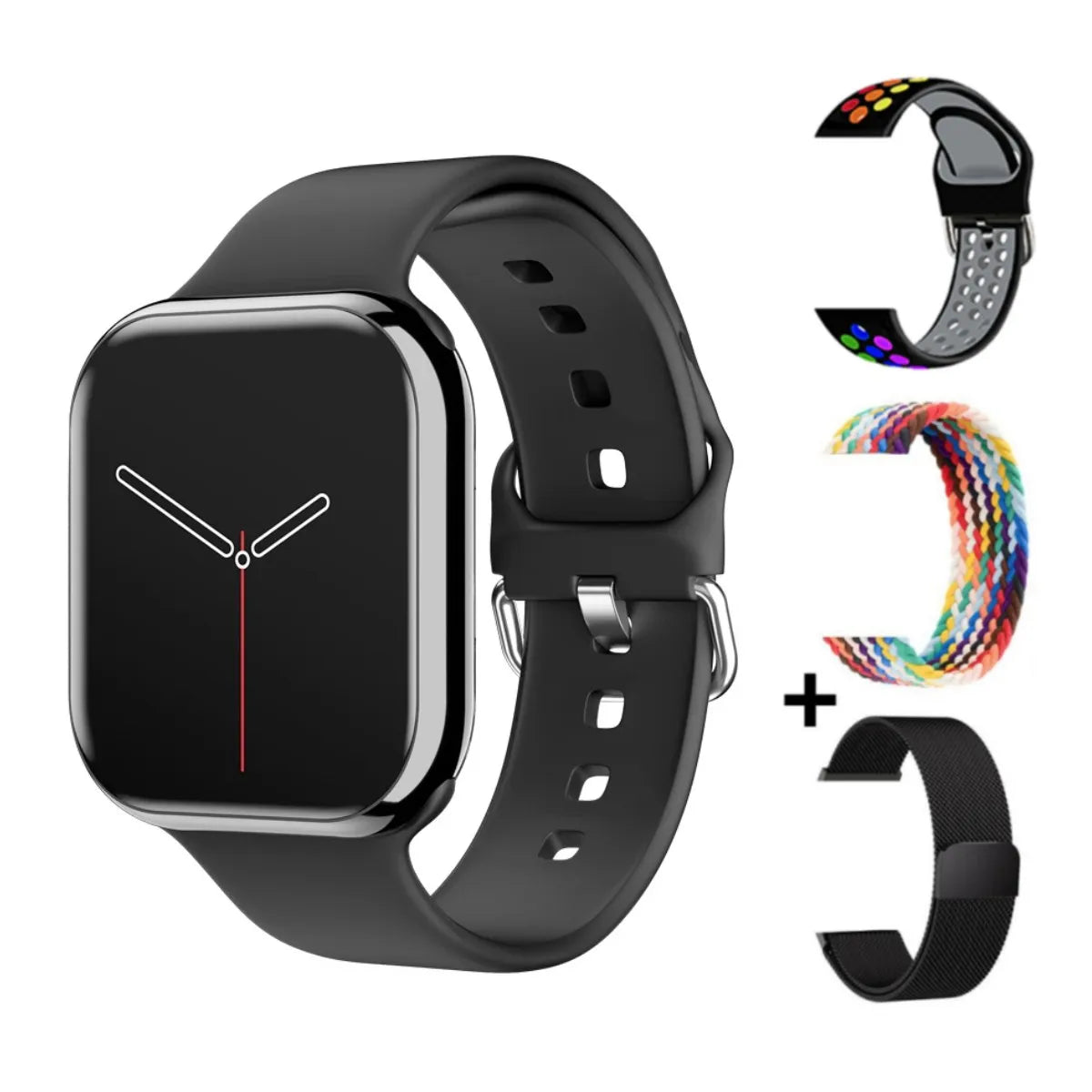 Nouvelle montre connectée originale 2025 pour Apple Watch Series 10 : température corporelle, Bluetooth, appels, NFC, GPS, sport. Montre connectée pour femmes et hommes..