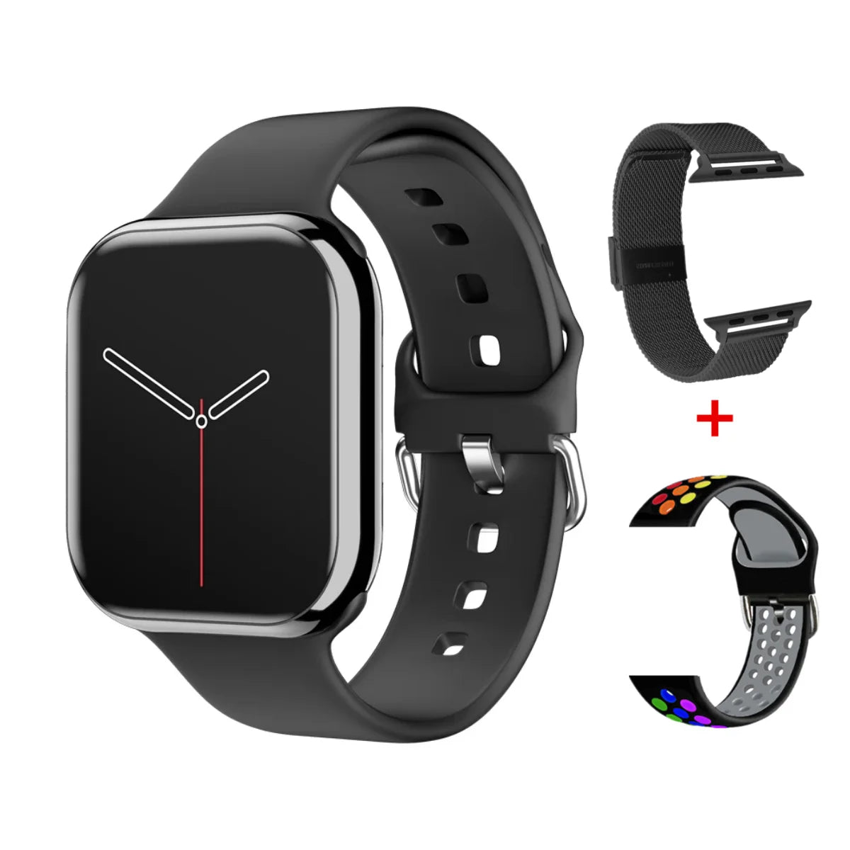 Nouvelle montre connectée originale 2025 pour Apple Watch Series 10 : température corporelle, Bluetooth, appels, NFC, GPS, sport. Montre connectée pour femmes et hommes..