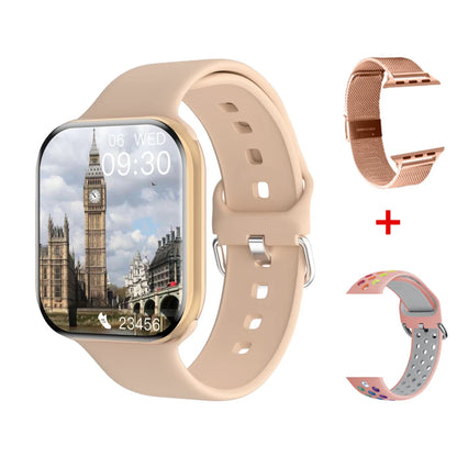 Nouvelle montre connectée originale 2025 pour Apple Watch Series 10 : température corporelle, Bluetooth, appels, NFC, GPS, sport. Montre connectée pour femmes et hommes..