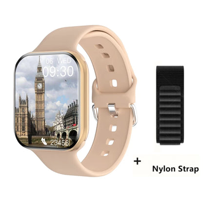 Nouvelle montre connectée originale 2025 pour Apple Watch Series 10 : température corporelle, Bluetooth, appels, NFC, GPS, sport. Montre connectée pour femmes et hommes..
