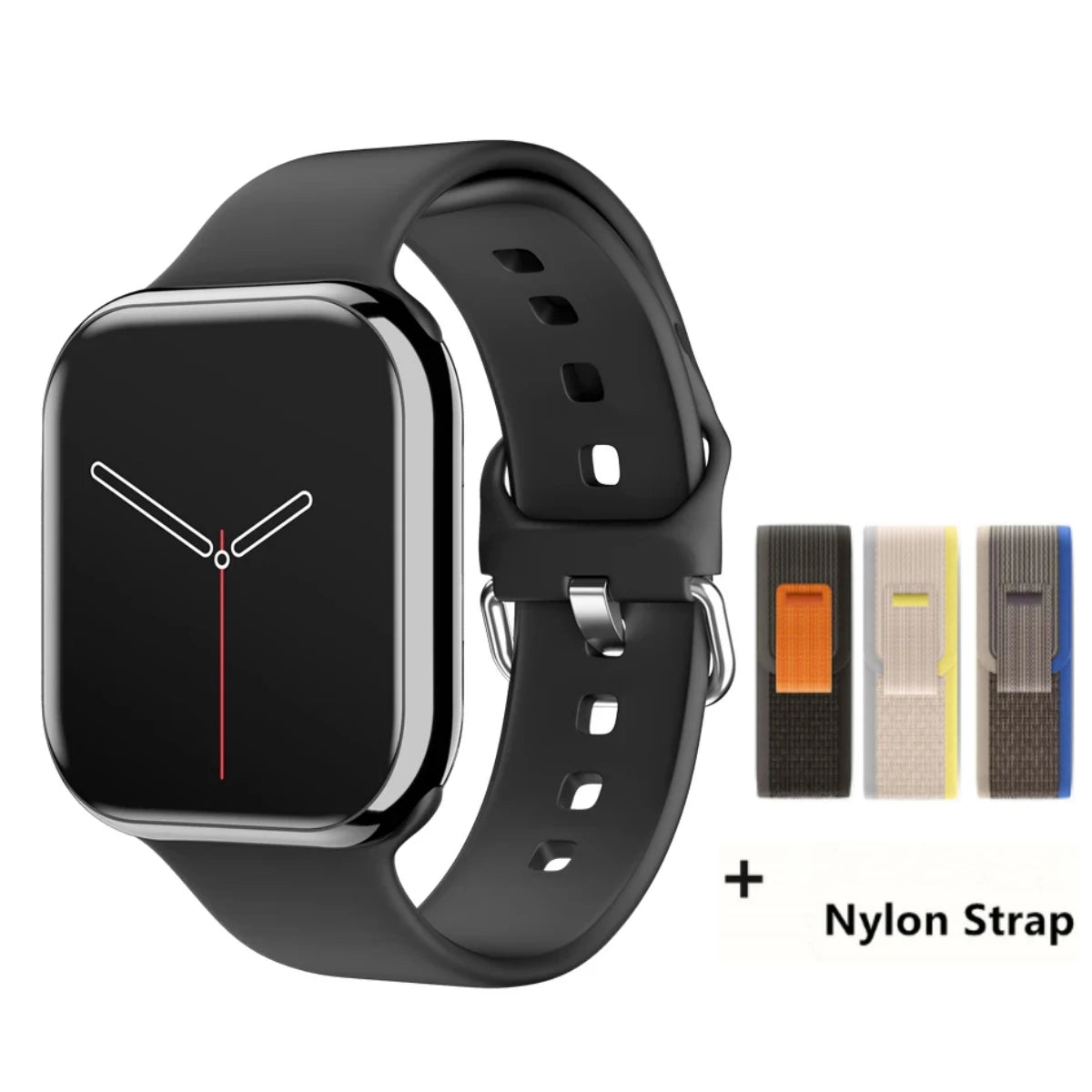 Nouvelle montre connectée originale 2025 pour Apple Watch Series 10 : température corporelle, Bluetooth, appels, NFC, GPS, sport. Montre connectée pour femmes et hommes..