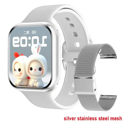 Nouvelle montre connectée originale 2025 pour Apple Watch Series 10 : température corporelle, Bluetooth, appels, NFC, GPS, sport. Montre connectée pour femmes et hommes..